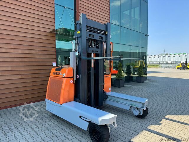 4-way forklift Hubtex DQ45 G //LPG//Triple//Only 1116 hours !