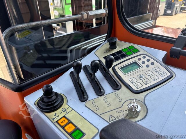 4-way forklift Hubtex DQ45 G //LPG//Triple//Only 1116 hours !