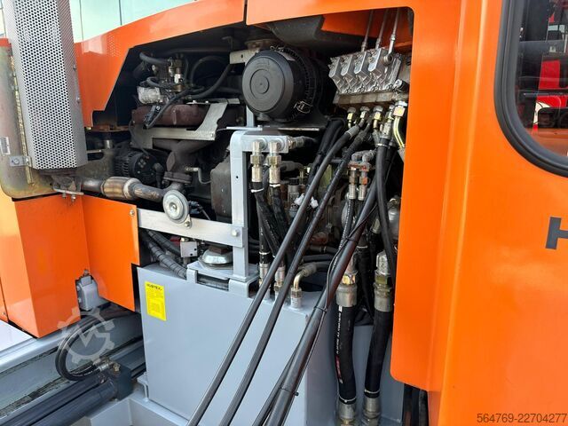4-way forklift Hubtex DQ45 G //LPG//Triple//Only 1116 hours !