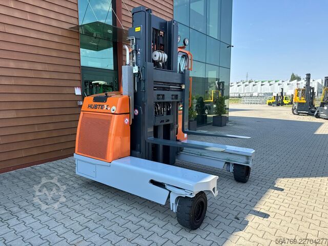 4-way forklift Hubtex DQ45 G //LPG//Triple//Only 1116 hours !