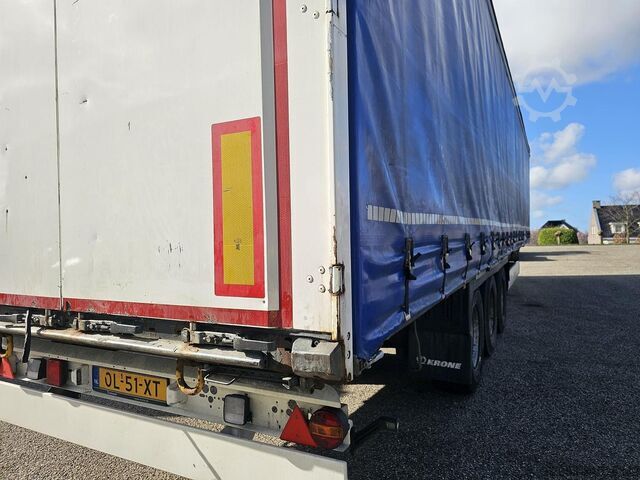 Curtain sided KRONE SD -SLIDING ROOF - KRONE/VALX AXLES - DUTCH TRA...
