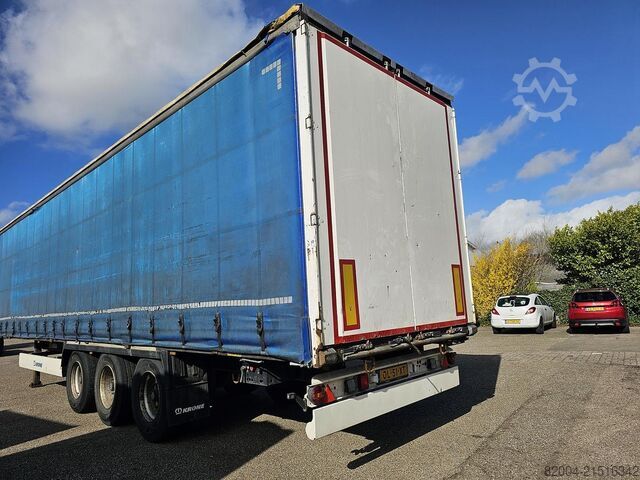 Curtain sided KRONE SD -SLIDING ROOF - KRONE/VALX AXLES - DUTCH TRA...