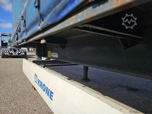 Curtain sided KRONE SD -SLIDING ROOF - KRONE/VALX AXLES - DUTCH TRA...