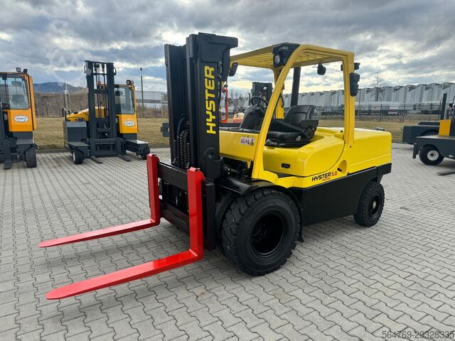 Four-wheel forklift Hyster H 5.0 FT / Container version / New price