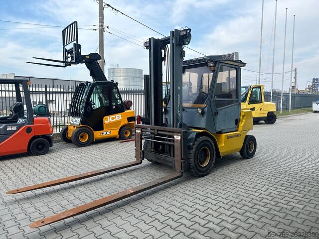 4-wheel forklift Jungheinrich DFG45/Positioner+sideshift/Air condition