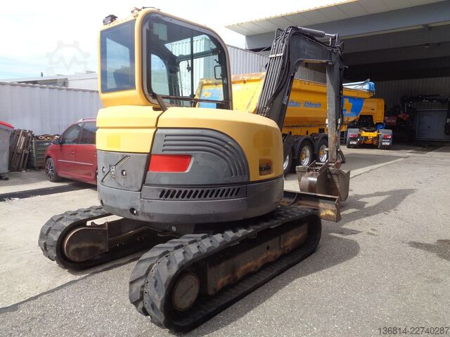 Minibagger VOLVO ECR58 2xLöffel Lehnhoff MS03