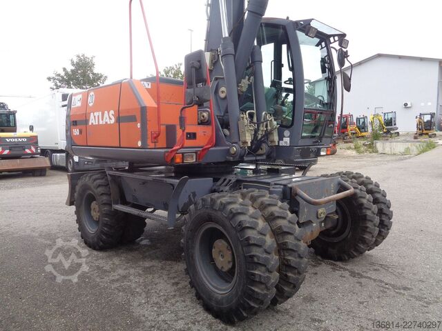 Mobilbagger ATLAS 150W Lehnhoff MS10-3 + Schaufel Klima