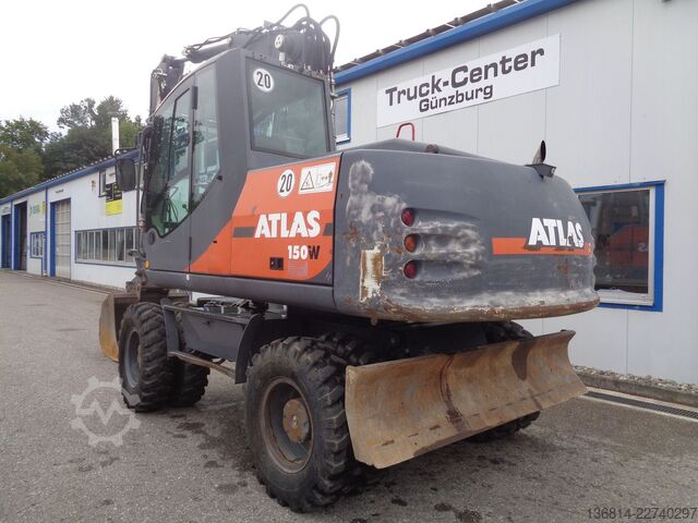 Mobilbagger ATLAS 150W Lehnhoff MS10-3 + Schaufel Klima