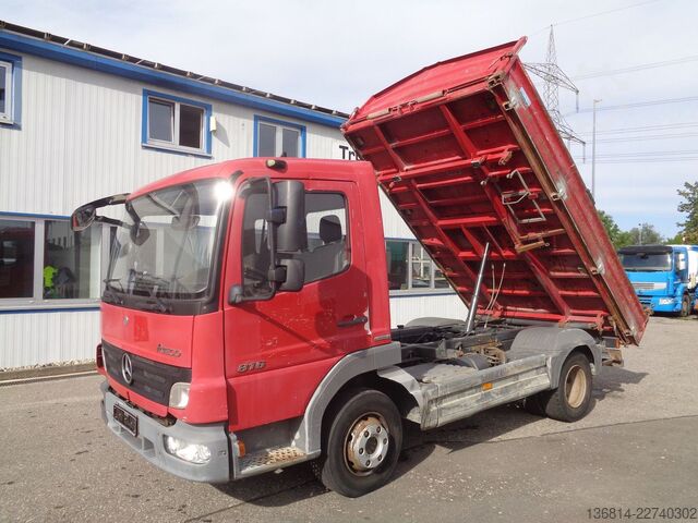 Transporter mit Kipper MERCEDES-BENZ Atego 816 K Blatt EU4 Meiller Kipper