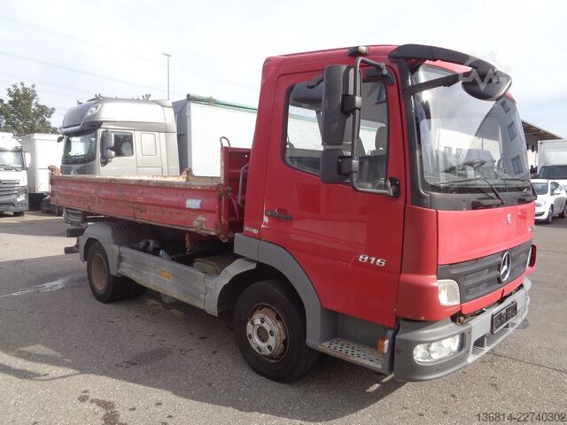 Transporter mit Kipper MERCEDES-BENZ Atego 816 K Blatt EU4 Meiller Kipper