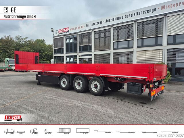 Auflieger mit Arbeitsbühne KÖGEL Multi Chassis, verstärkt, Bordwände