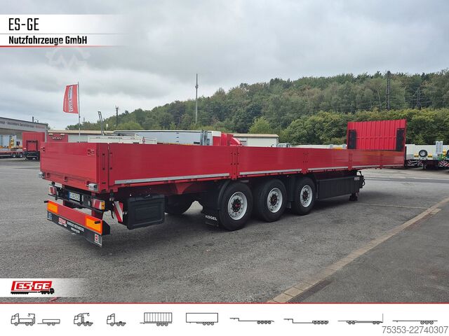 Auflieger mit Arbeitsbühne KÖGEL Multi Chassis, verstärkt, Bordwände