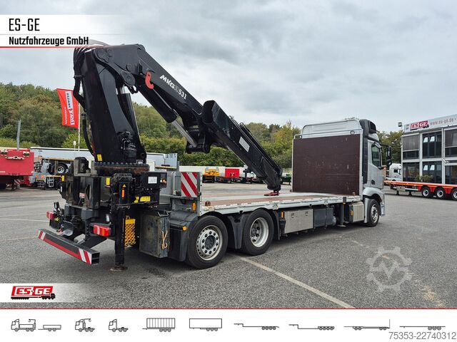 LKW mit Pritsche (offen) MERCEDES-BENZ 2546 L 6X2 ACTROS, Pritsche, MKG HLK 531
