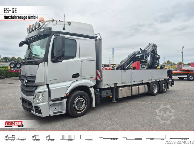 LKW mit Pritsche (offen) MERCEDES-BENZ 2546 L 6X2 ACTROS, Pritsche, MKG HLK 531
