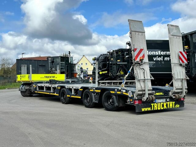 Tieflader-Sattelauflieger GOLDHOFER Tele, Radmulden, Baggerstielmulde, MIETEN?