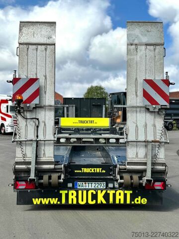 Tieflader-Sattelauflieger GOLDHOFER Tele, Radmulden, Baggerstielmulde, MIETEN?