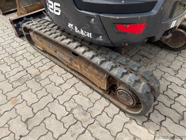 Minibagger BOBCAT E26 / 2021 BJ / 2 x Löffel / 1.375 H