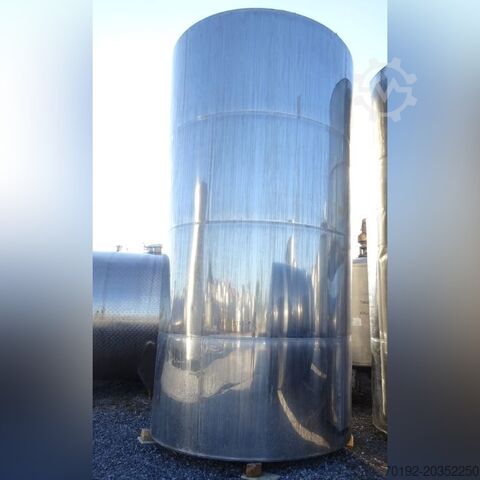 26500 liter vertical storage tank made of V2A stainless steel K0148