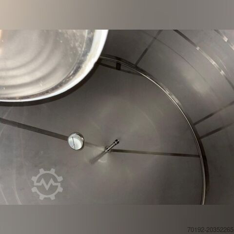 15,000 liter vertical storage tank made of V2A stainless steel Goavec S17221