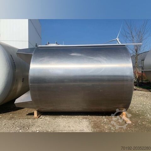 16,000 liter heatable storage tank made of V2A stainless steel S17021