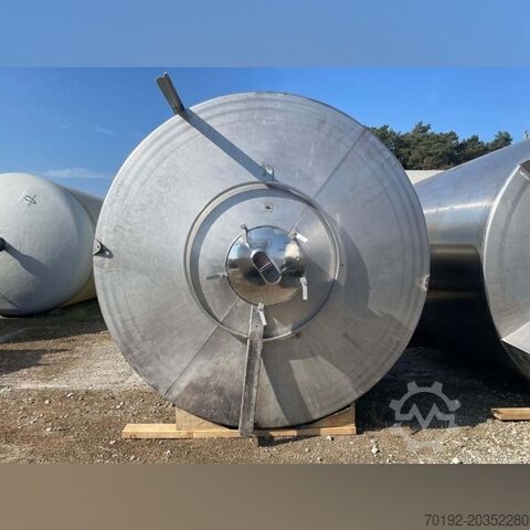 16,000 liter heatable storage tank made of V2A stainless steel S17021