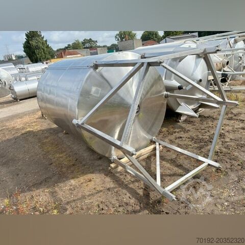 30,000-liter insulated mixing tank made of V2A with propeller agitator S17240