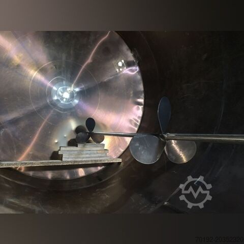30,000-liter insulated mixing tank made of V2A with propeller agitator S17240
