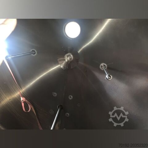 30,000-liter insulated mixing tank made of V2A with propeller agitator S17240