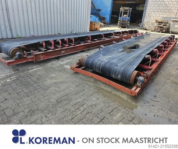 Belt Conveyor Kleemann Kleemann. 2 pieces on Stock: *1x A-A Belt Conveyor Kleemann