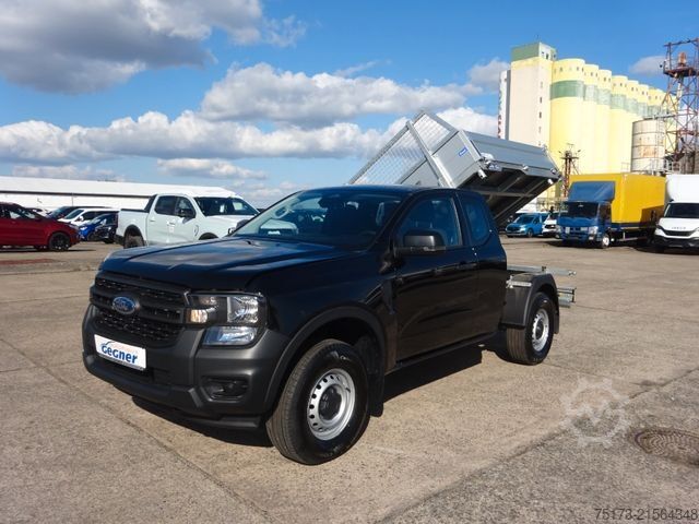 Transporter mit Kipper FORD Ranger 2.0 XL ExtraKab 3-Seiten-Kipper  AHK WiPa
