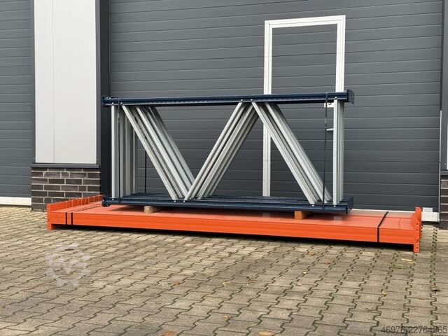 2.500 x 1.100mm/ Regallänge: 17,10 lfm. Mecalux Palettenregalanlage Palettenregal Regal