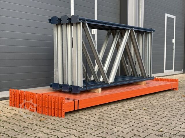 2.500 x 1.100mm/ Regallänge: 17,10 lfm. Mecalux Palettenregalanlage Palettenregal Regal
