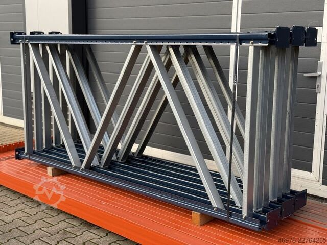 2.500 x 1.100mm/ Regallänge: 17,10 lfm. Mecalux Palettenregalanlage Palettenregal Regal
