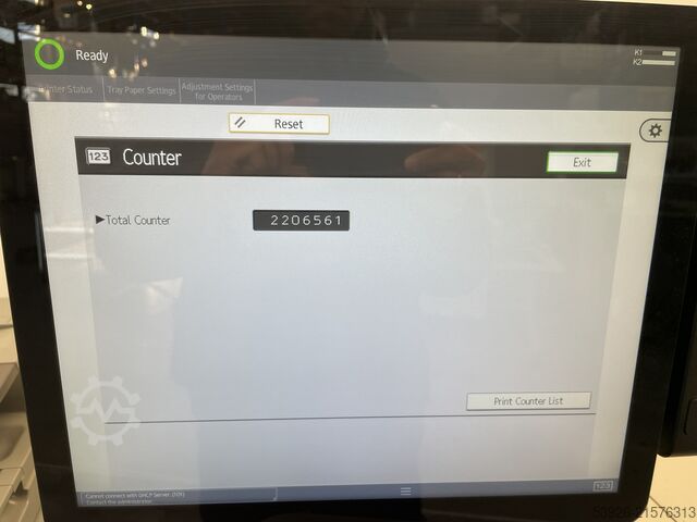 Digitaldruckmaschine Ricoh Pro 8310s incl. Finisher SR5110, Vacuum Feed LCIT RT5120