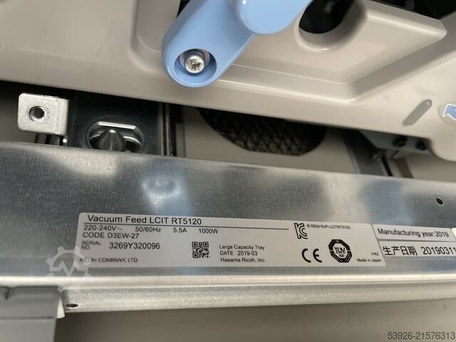 Digitaldruckmaschine Ricoh Pro 8310s incl. Finisher SR5110, Vacuum Feed LCIT RT5120