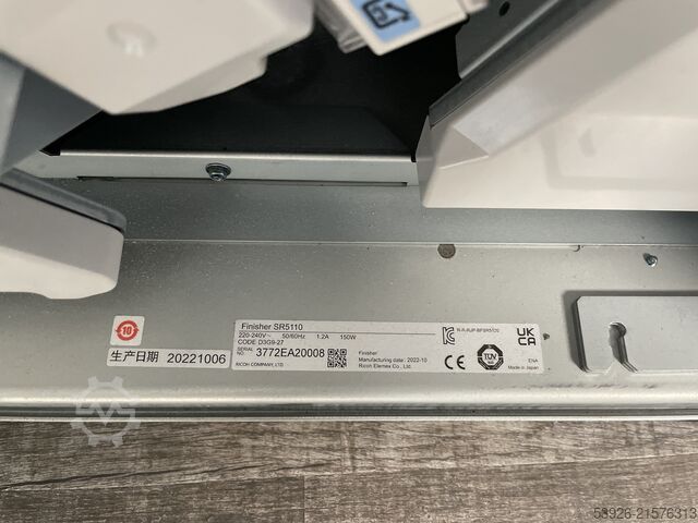 Digitaldruckmaschine Ricoh Pro 8310s incl. Finisher SR5110, Vacuum Feed LCIT RT5120