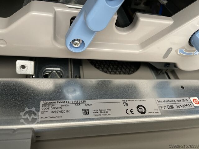 Digitaldruckmaschine Ricoh Pro 8300s incl. Finisher SR5110, Vacuum Feed LCIT RT5120