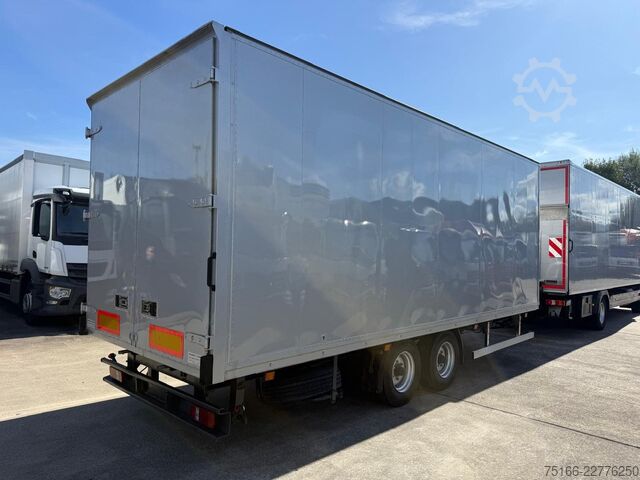 Box trailer SOMMER WIESE 2 Achs Tandemanhänger Möbelkoffer 6,70 m