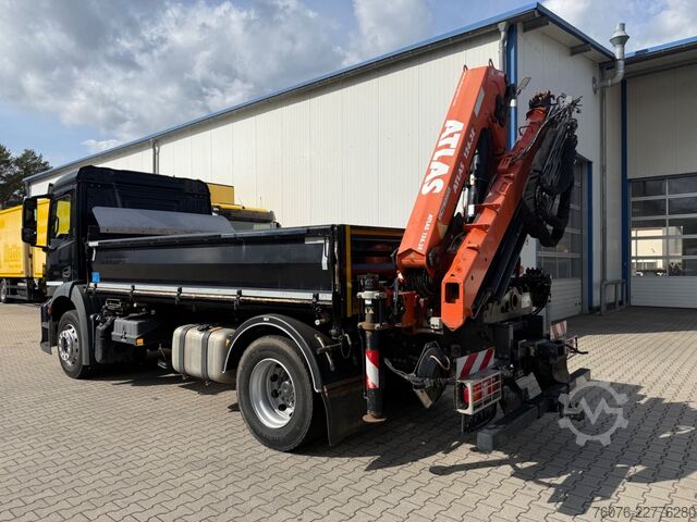 Tipper truck MERCEDES-BENZ MB 1833 LK Atlas Kran 126.3E Funk 2xAHK