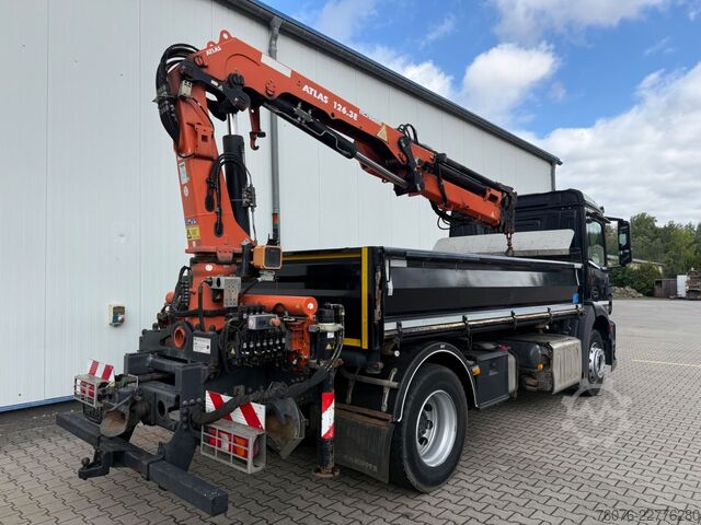 Tipper truck MERCEDES-BENZ MB 1833 LK Atlas Kran 126.3E Funk 2xAHK