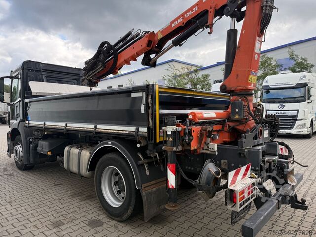 Tipper truck MERCEDES-BENZ MB 1833 LK Atlas Kran 126.3E Funk 2xAHK