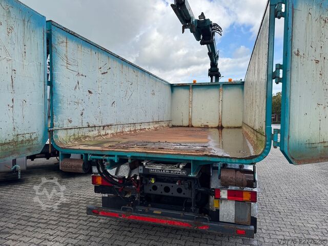Truck mounted crane MERCEDES-BENZ 2632 Actros 6x4 Meiller Abroller KRAN Salzstreu