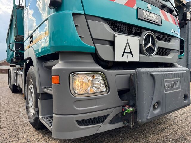 Truck mounted crane MERCEDES-BENZ 2632 Actros 6x4 Meiller Abroller KRAN Salzstreu
