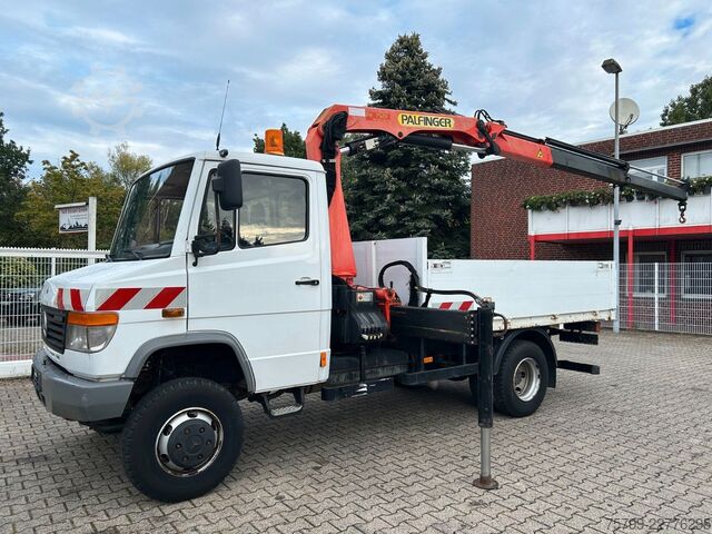 Truck-mounted crane van MERCEDES-BENZ 815D Pritsche + PK7501 Kran Allrad 4x4