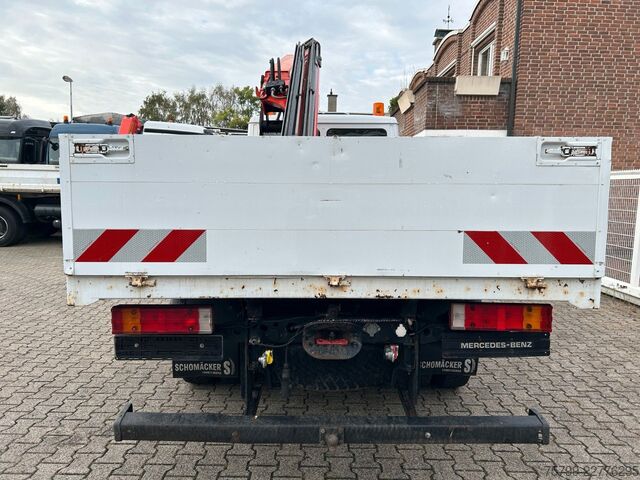Truck-mounted crane van MERCEDES-BENZ 815D Pritsche + PK7501 Kran Allrad 4x4