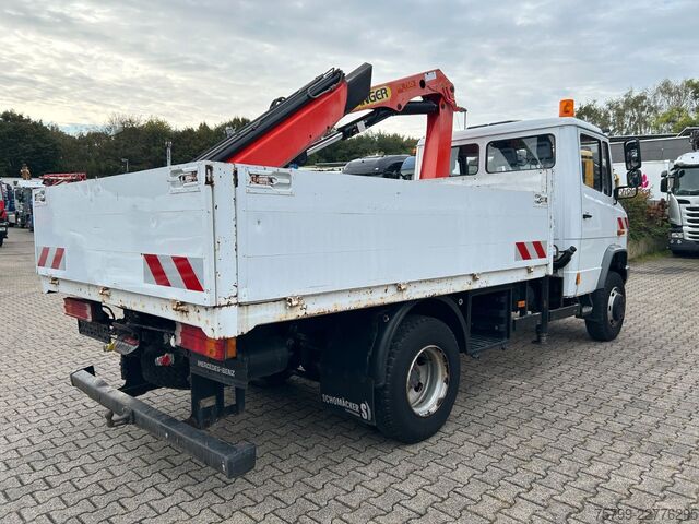 Truck-mounted crane van MERCEDES-BENZ 815D Pritsche + PK7501 Kran Allrad 4x4