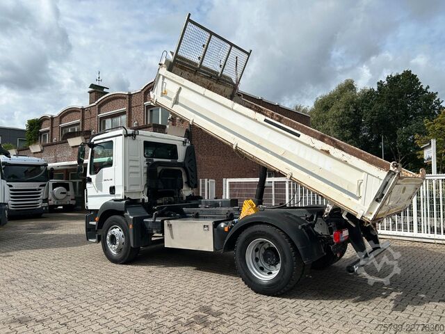 Three-sided tipper truck MAN 15.290 TGM  MEILLER 3Skipper 4x2