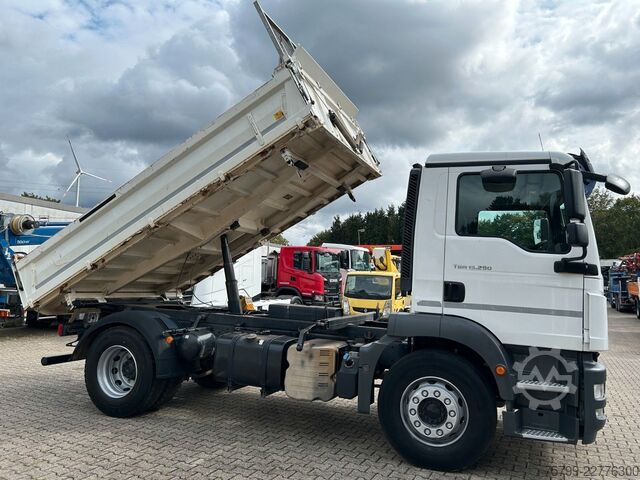 Three-sided tipper truck MAN 15.290 TGM  MEILLER 3Skipper 4x2