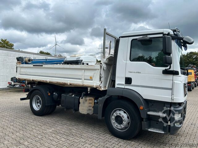 Three-sided tipper truck MAN 15.290 TGM  MEILLER 3Skipper 4x2