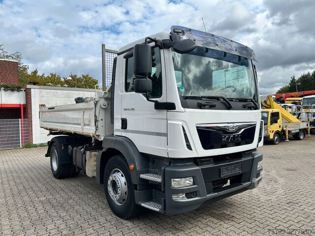 Three-sided tipper truck MAN 15.290 TGM  MEILLER 3Skipper 4x2